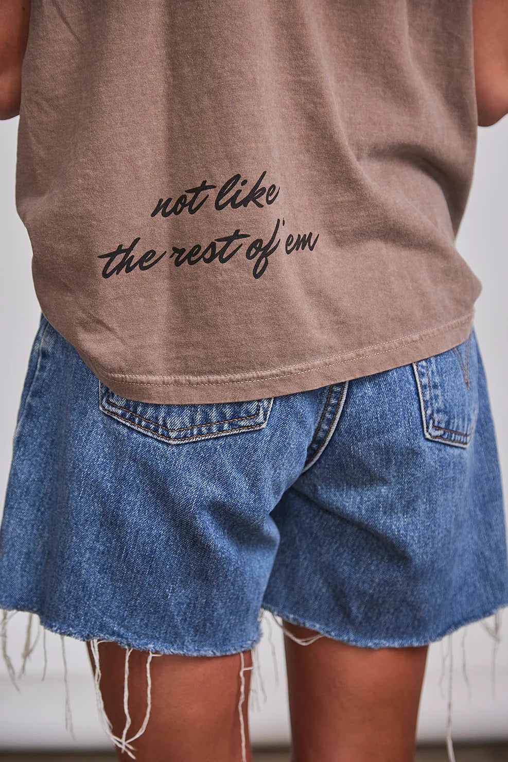 Darlin' HORSEMAN SHORT SLEEVE - BROWN