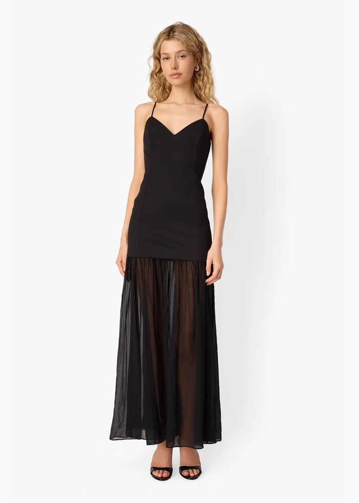 Cami Nyc SUSANNAH MAXI DRESS BLACK
