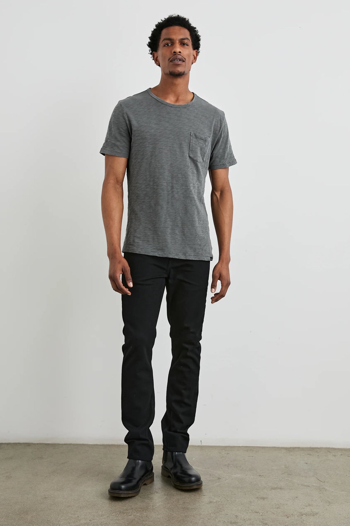 Rails Skipper t-shirt - Washed Black