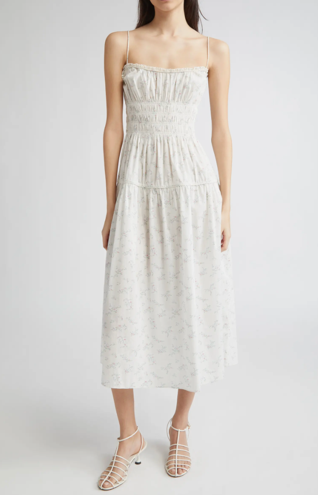 DÔEN Brigide Organic Cotton Voile Sundress Cottage Grove