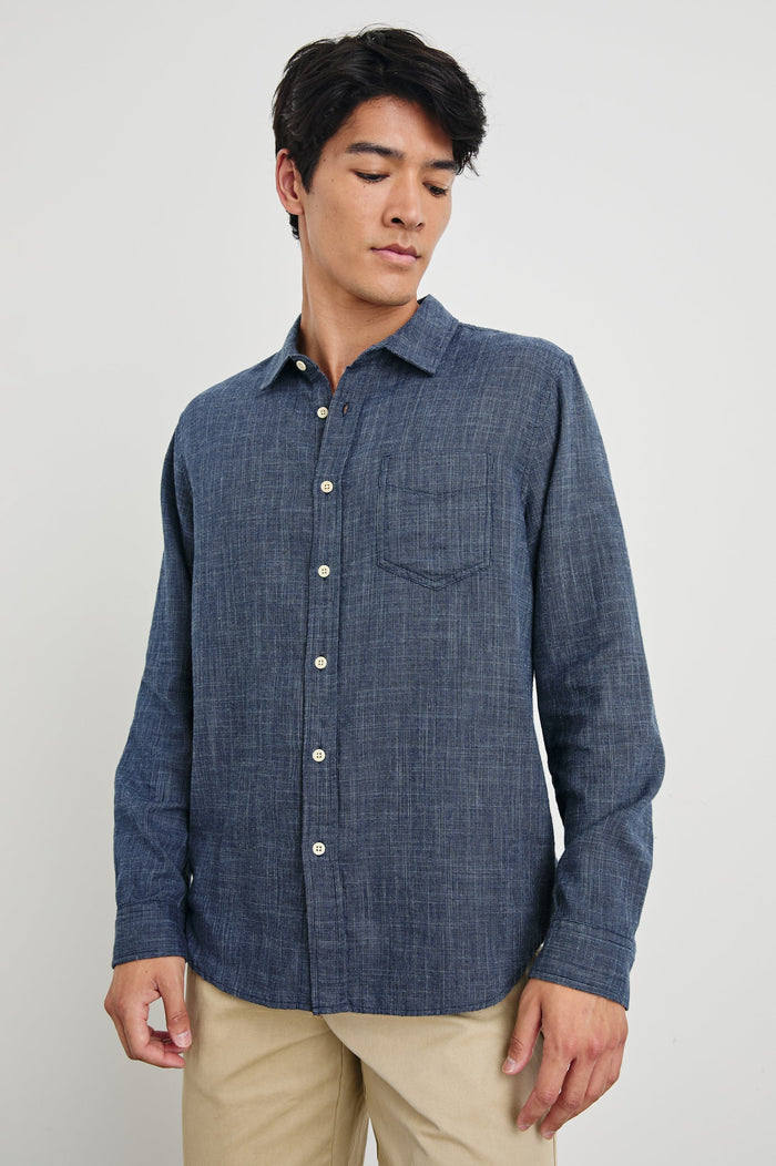 Rails Wyatt shirt - Navy Tech