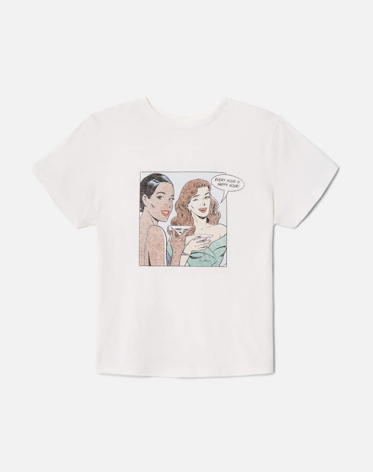 Re/Done CLASSIC "HAPPY HOUR" TEE
