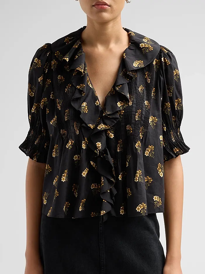 DÔEN  Henri Blouse Buttercup Bouquet