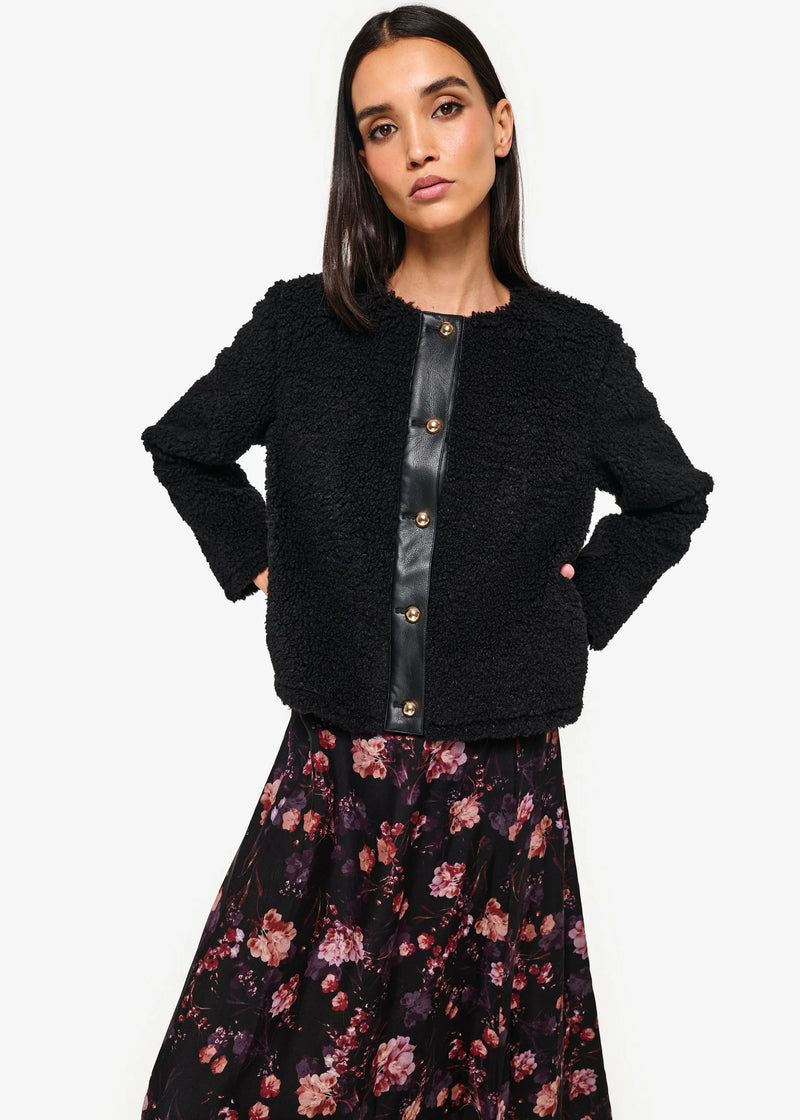 Cami Nyc PAVAN SHERPA JACKET BLACK