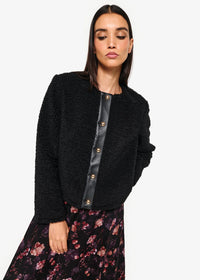 Cami Nyc PAVAN SHERPA JACKET BLACK