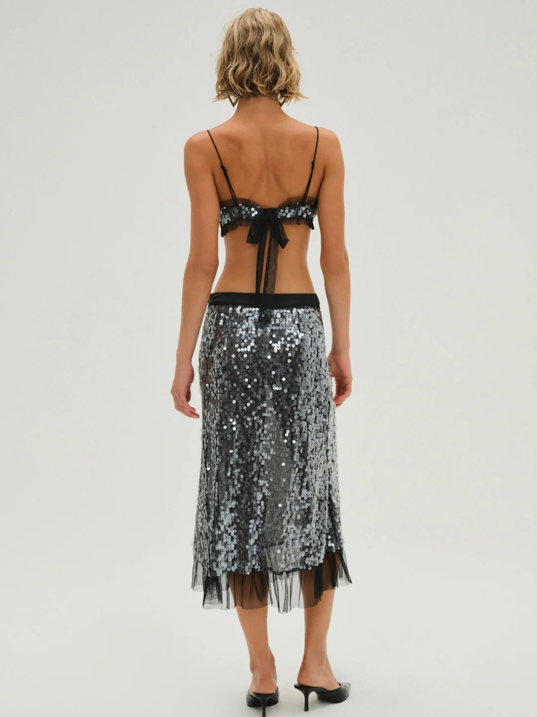 For Love & Lemons Christelle Midi Skirt