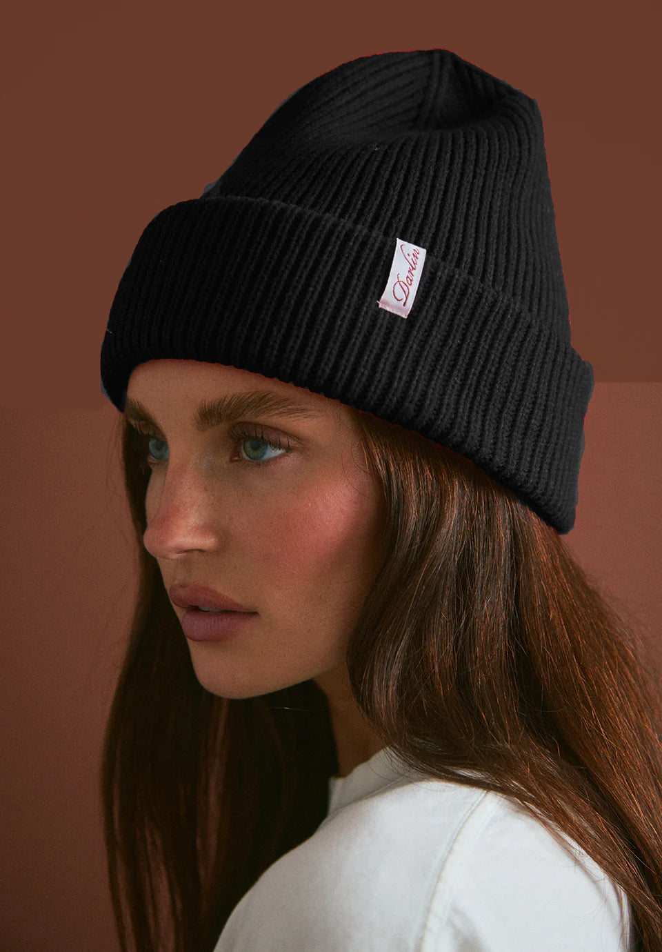 DARLIN' BEANIE - BLACK and CHECKMATE