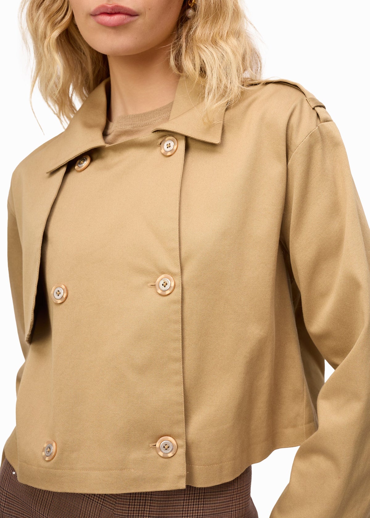 Cami Nyc EVANS CROPPED TRENCH MISO