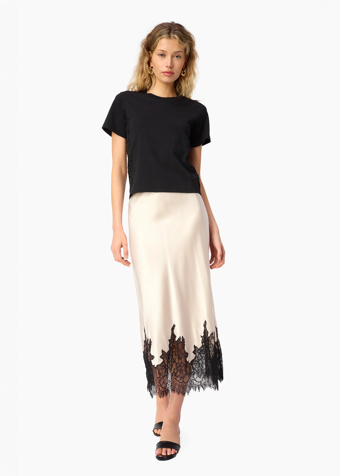 Cami Nyc EBRA COTTON TEE BLACK