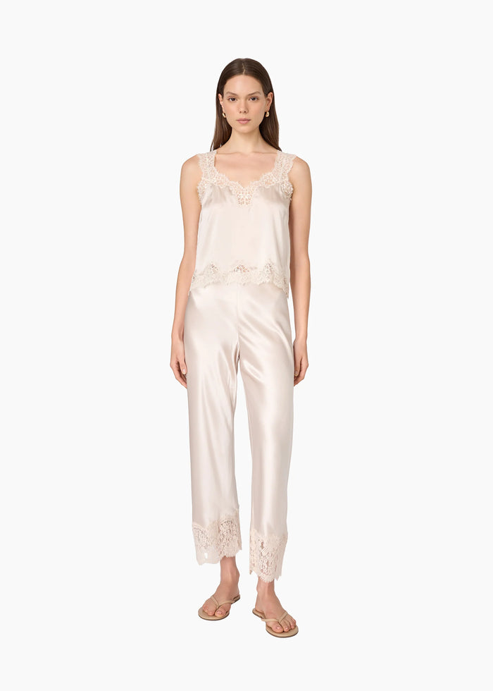 Cami Nyc Tony Silk Camisole Oat Buttery Soft Silk