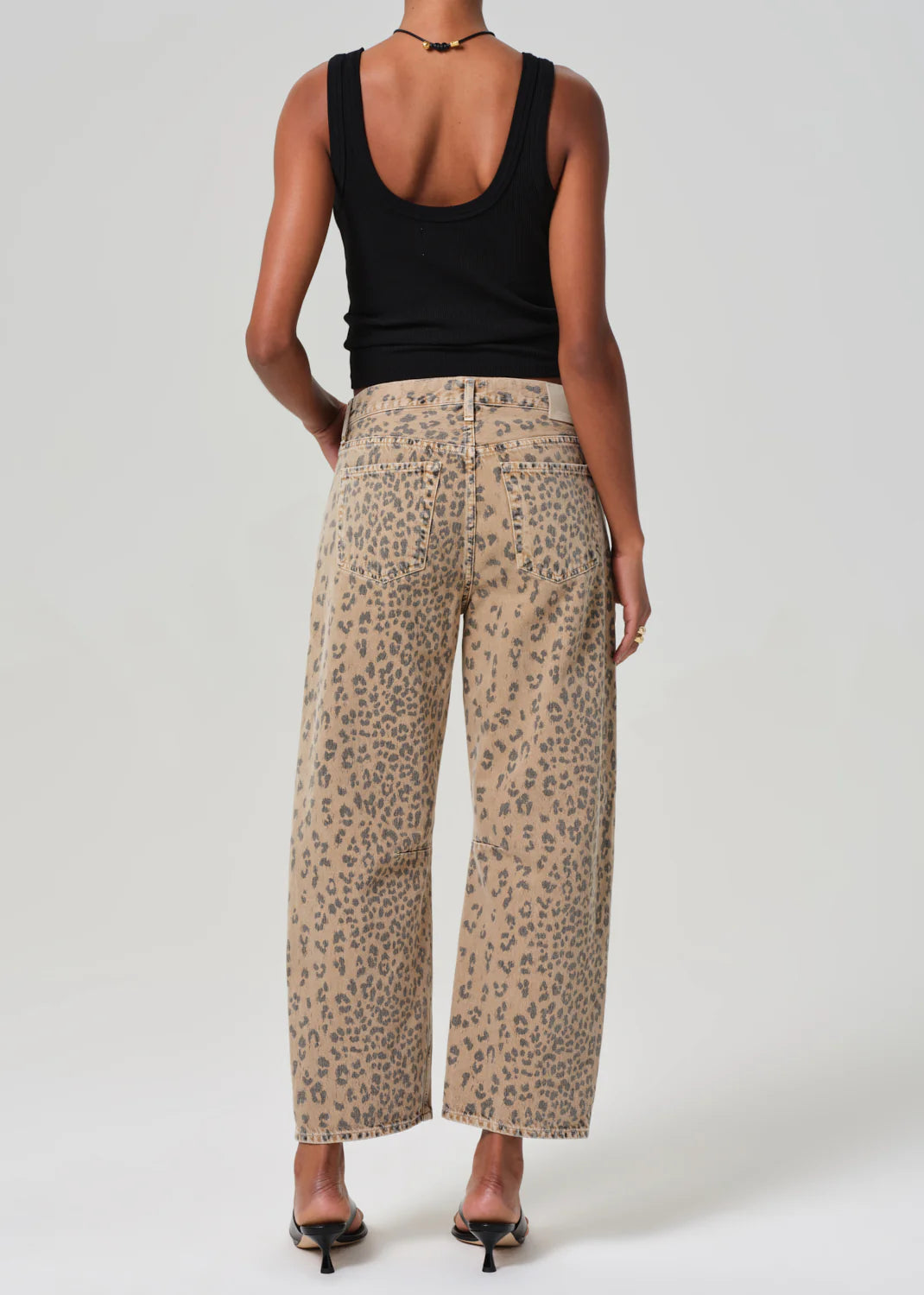 Citizens of Humanity Miro Relaxed Jean In Natural Cheetah