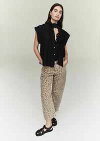 Citizens of Humanity Miro Relaxed Jean In Natural Cheetah