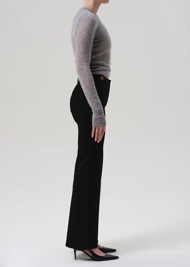 Citizens of Humanity Kimberly Flare With Horsebit In Rich Black