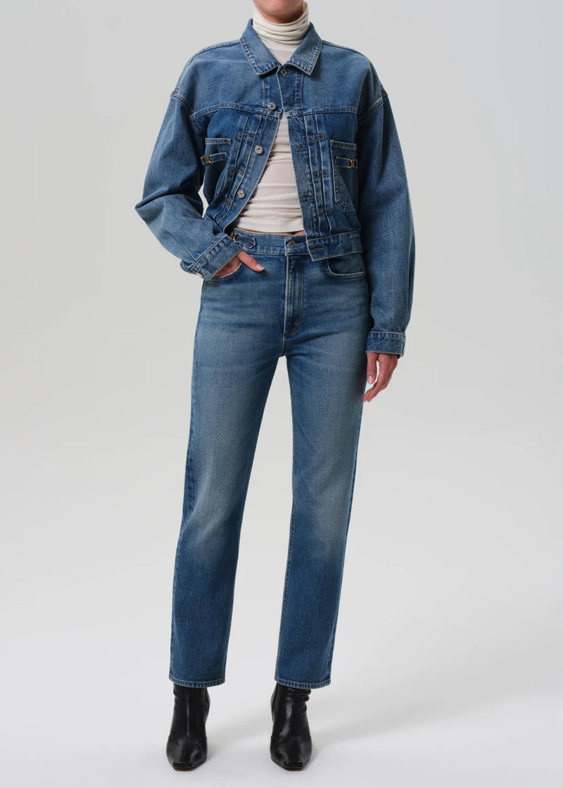 Citizens of Humanity Blaine High Rise Straight With Horsebit In