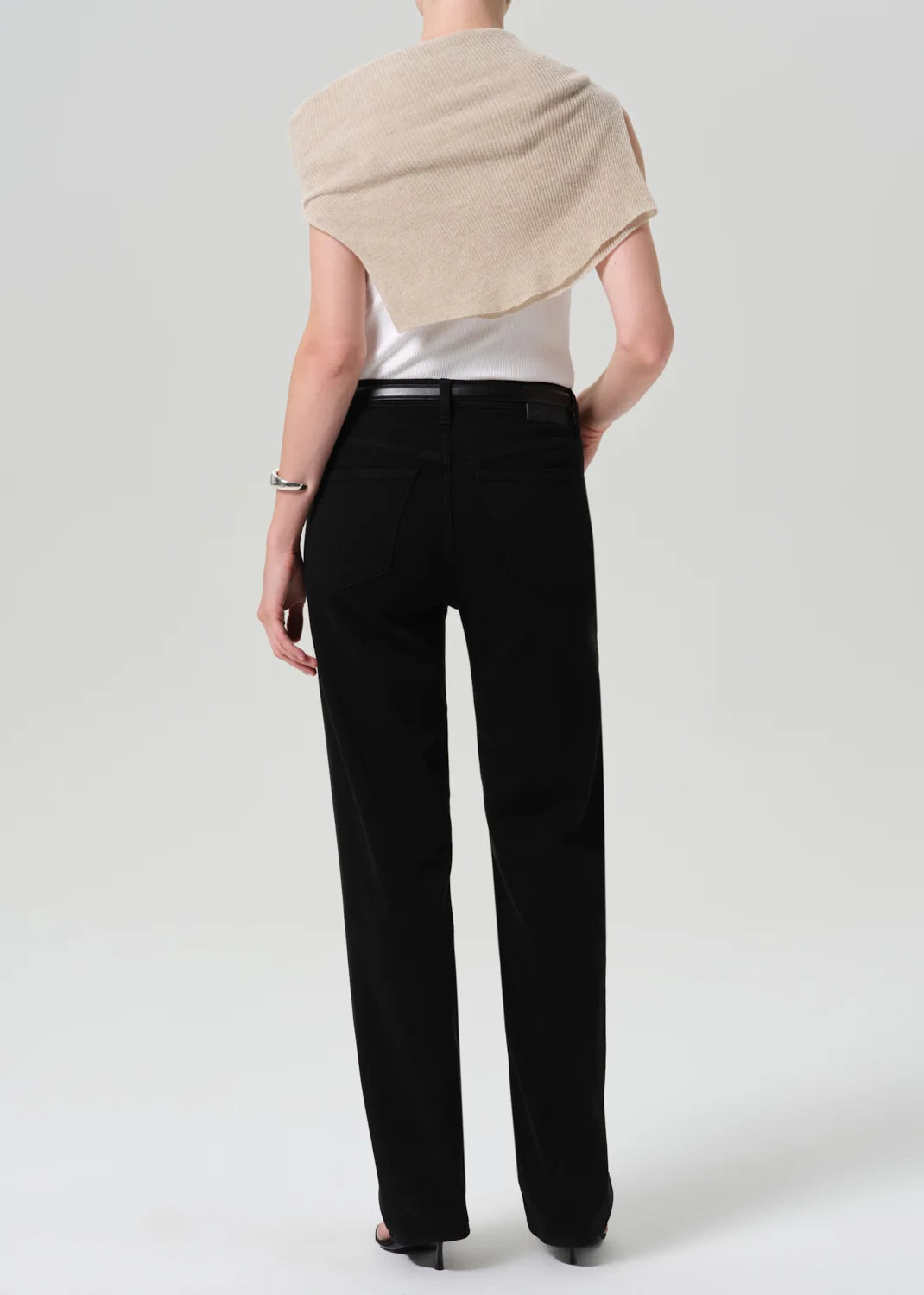 Citizens Of Humanity Palma Straight Long Clean Hem In Starless