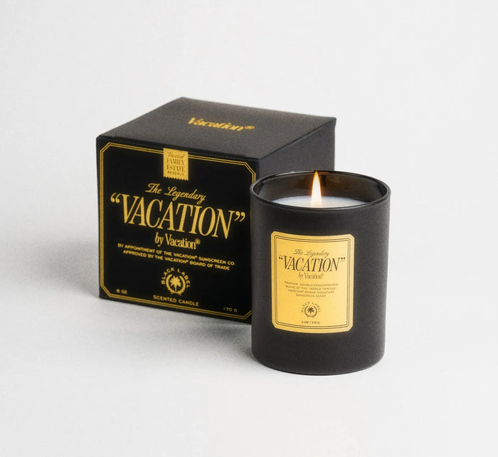 VACATION BLACK LABEL Limited Edition Luxury Perfumed Candle