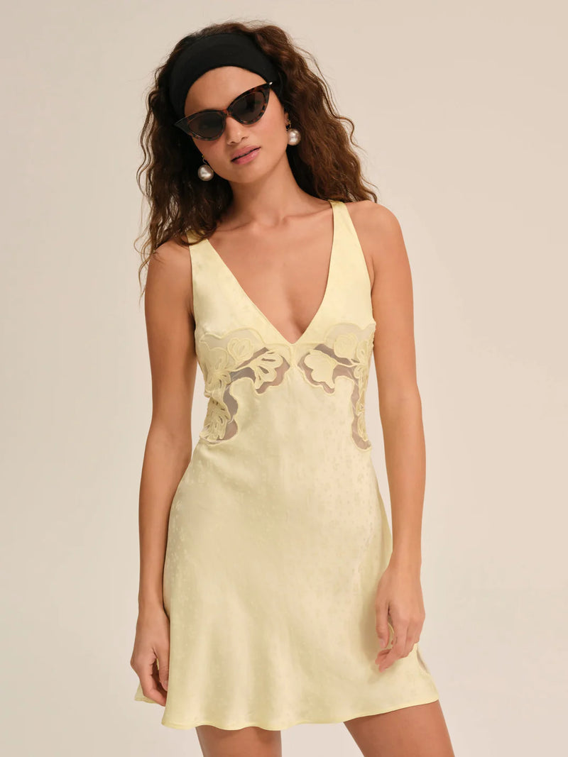 For Love & Lemons Sunrise Mini Dress