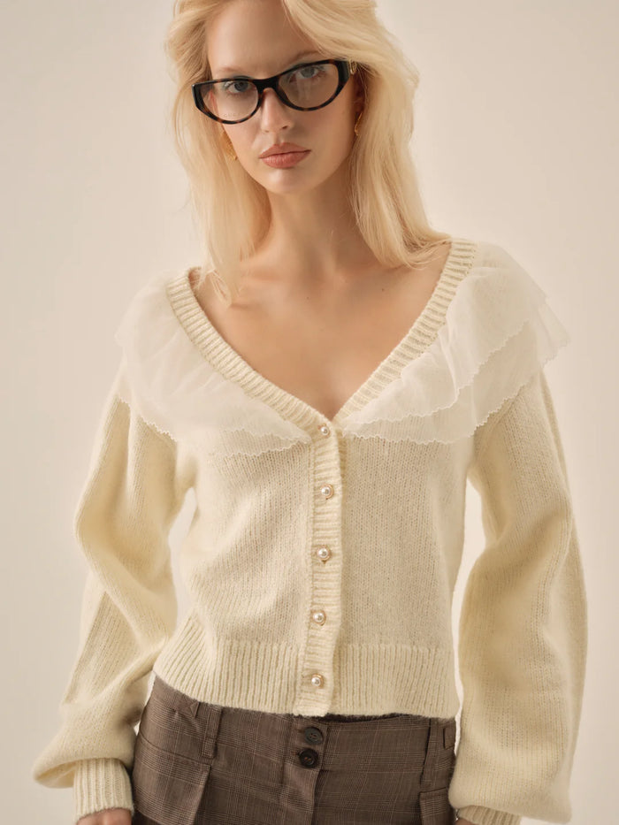For Love & Lemons Aster Knit Cardigan