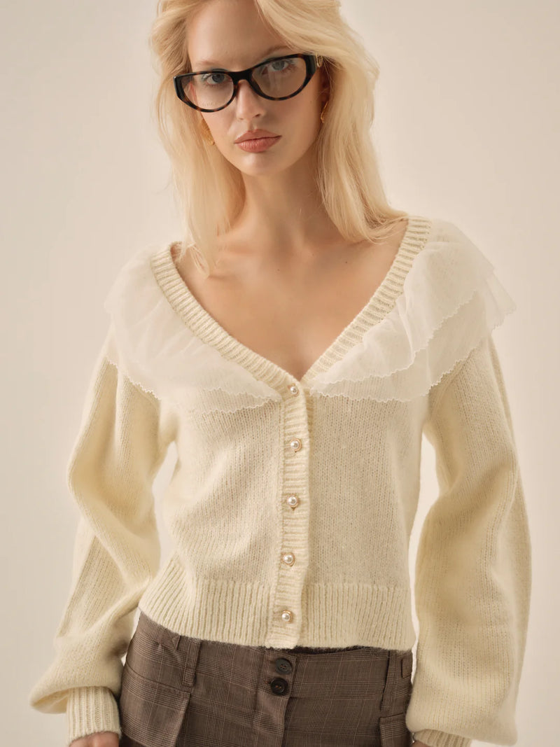 For Love & Lemons Aster Knit Cardigan