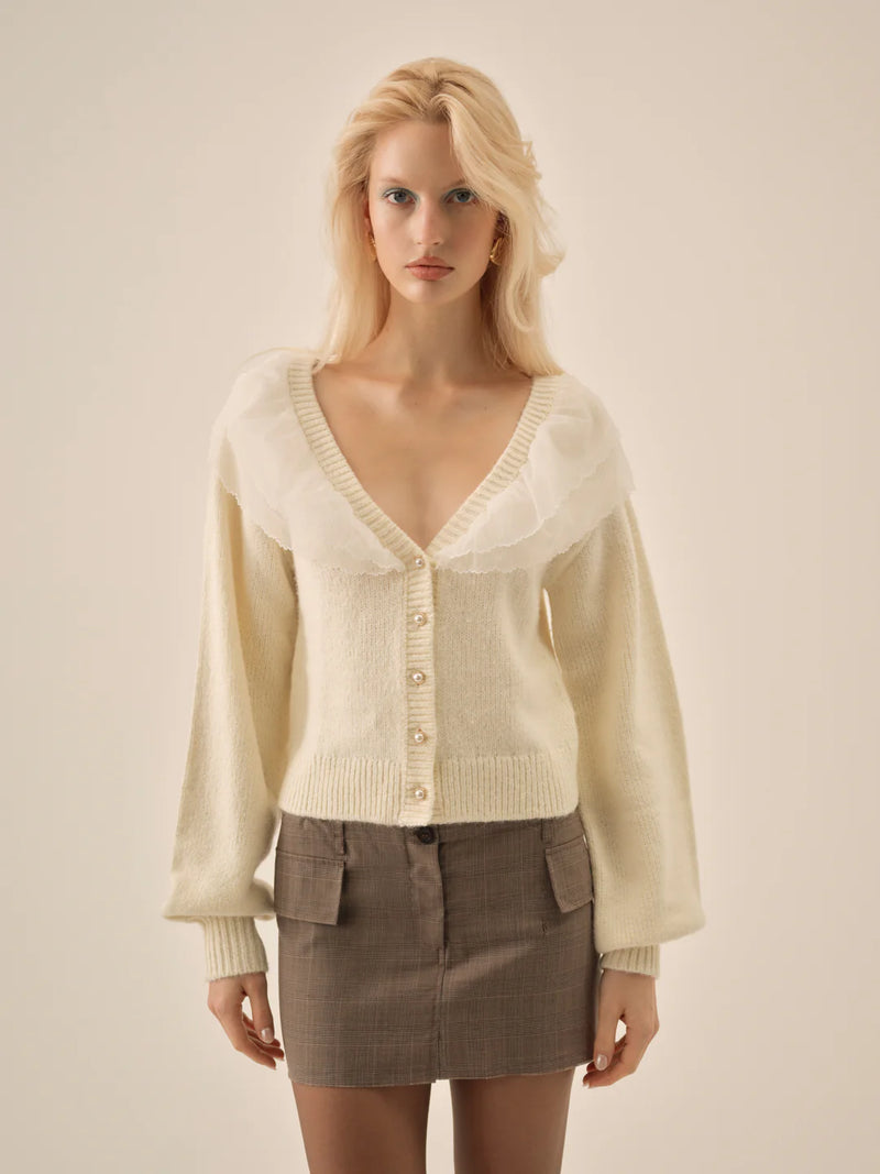 For Love & Lemons Aster Knit Cardigan