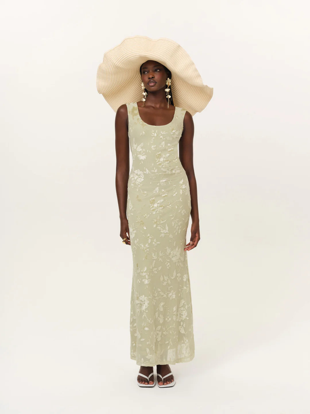 For Love & Lemons Limesicle Maxi Dress