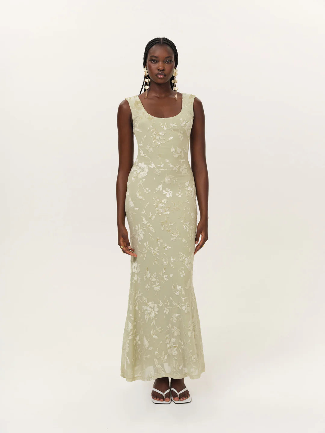 For Love & Lemons Limesicle Maxi Dress