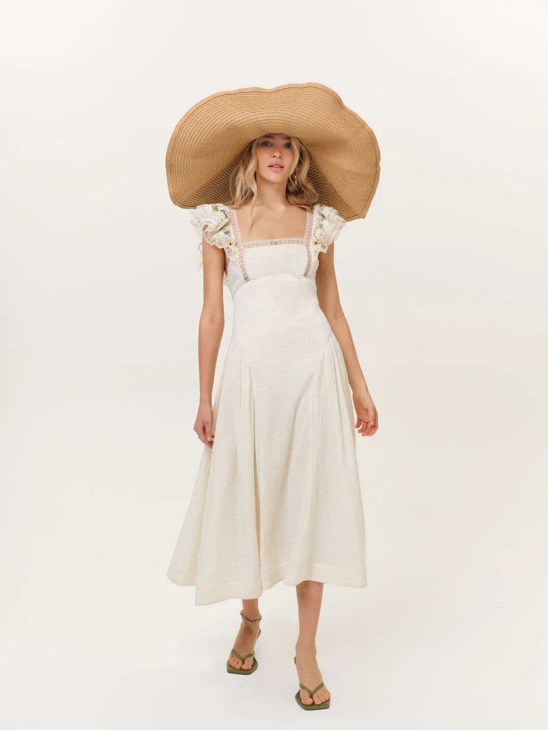 For Love & Lemons Leah Midi Dress