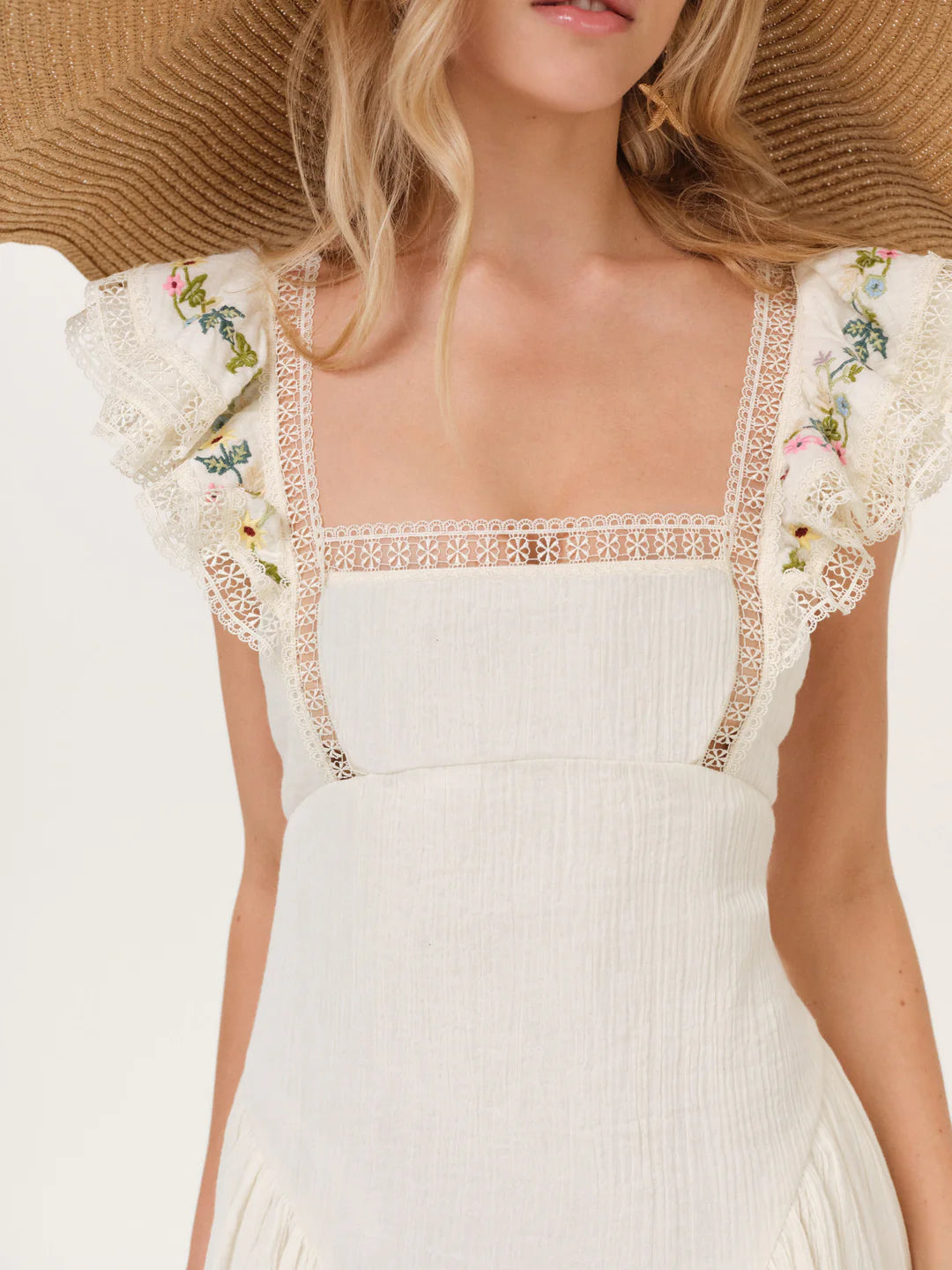 For Love & Lemons Leah Midi Dress
