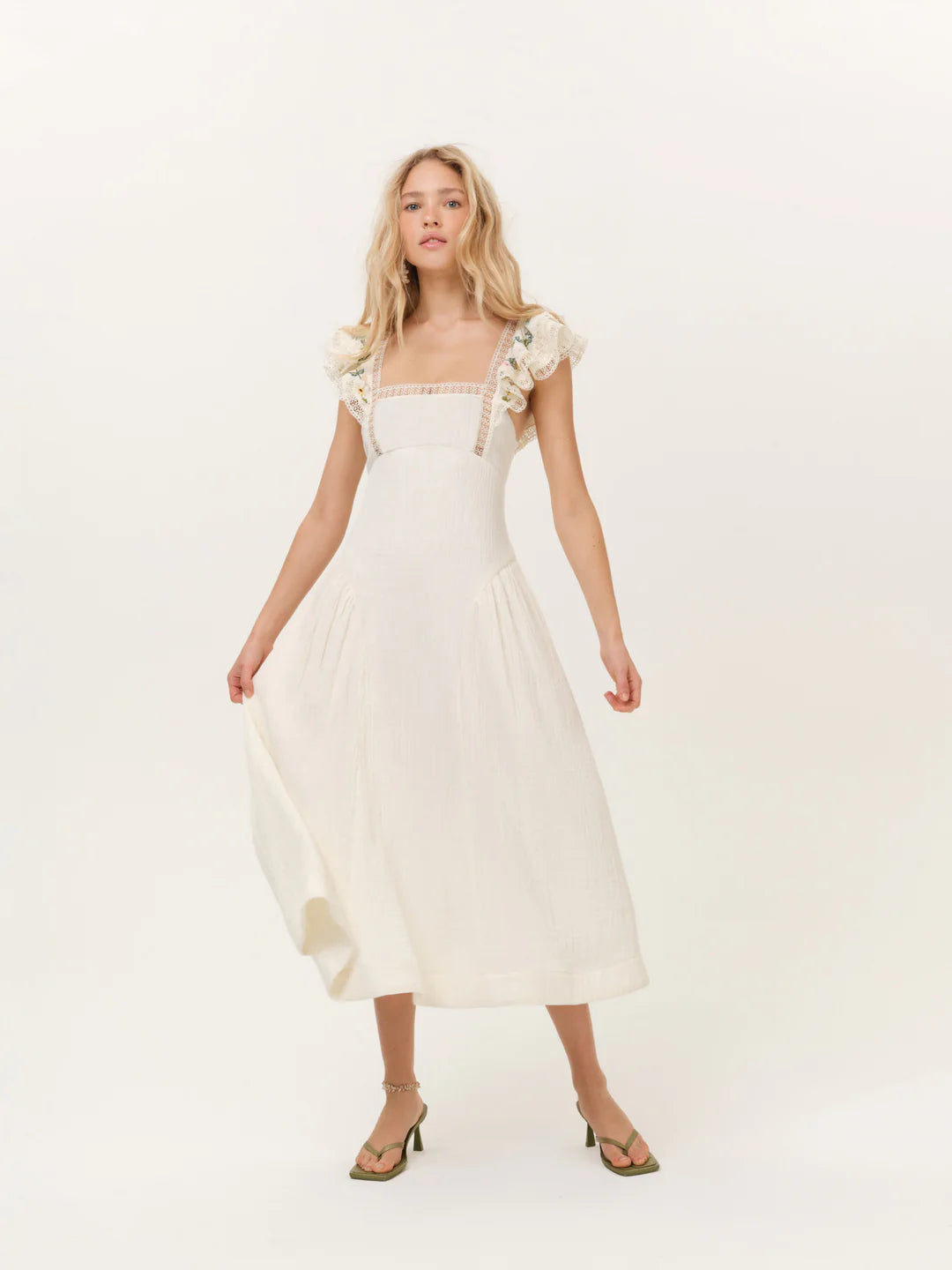 For Love & Lemons Leah Midi Dress