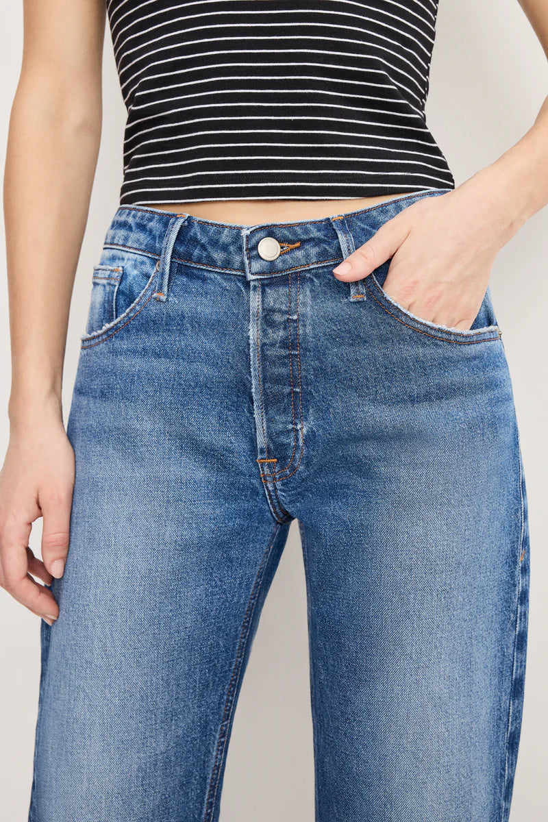 Good American Vintage Straight Ankle - Indigo1222