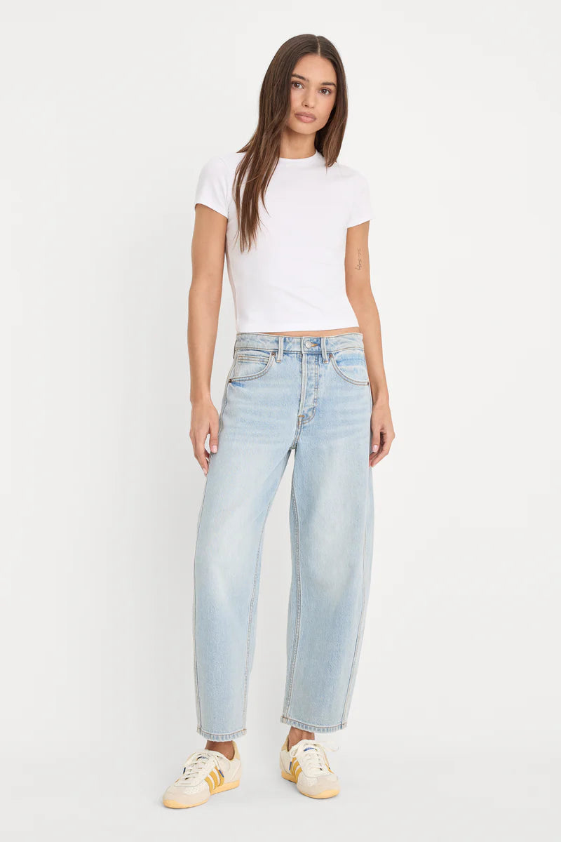 Good American Vintage Barrel Ankle Jeans - indigo1351