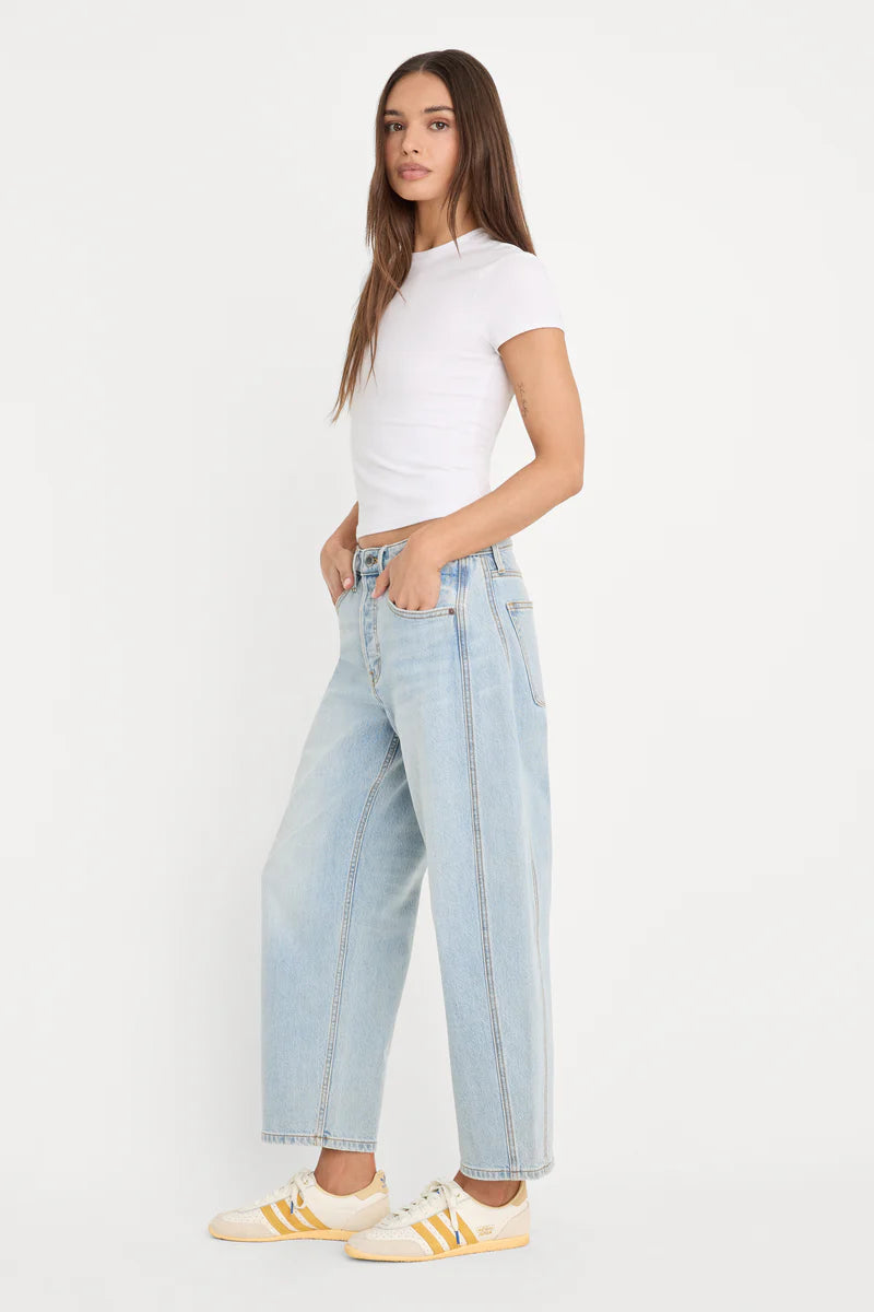 Good American Vintage Barrel Ankle Jeans - indigo1351