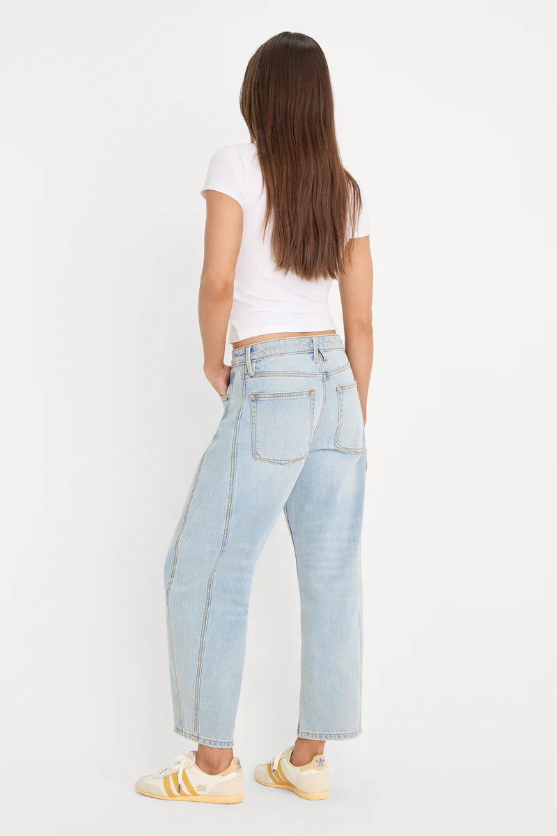 Good American Vintage Barrel Ankle Jeans - indigo1351