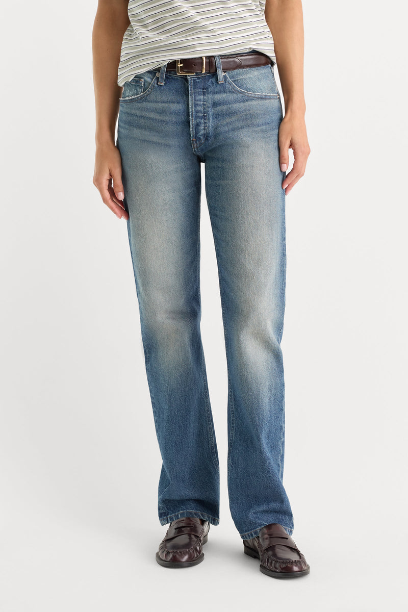 Good American vintage straight jeans Indigo 1282