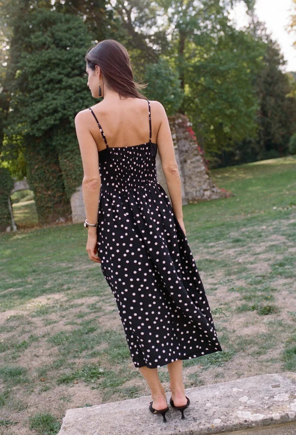 Ciao Lucia Anneli Dupioni Dot Dress