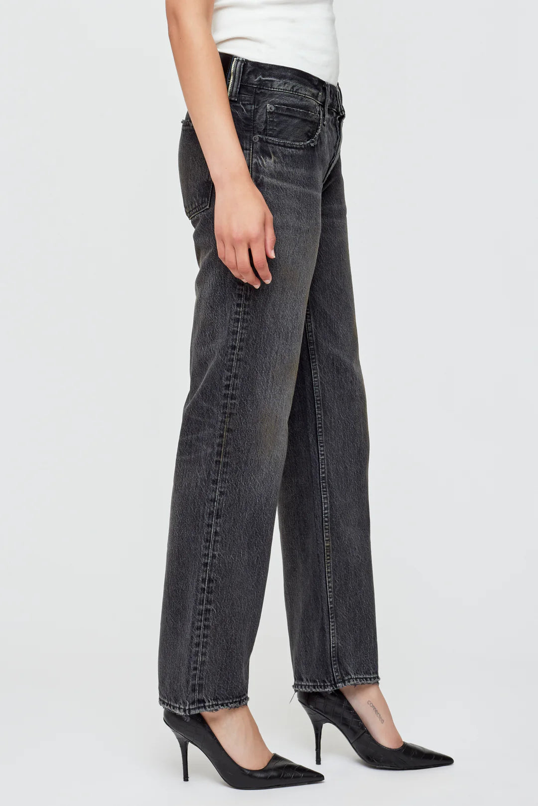 Moussy IONA STRAIGHT-LOW BLK