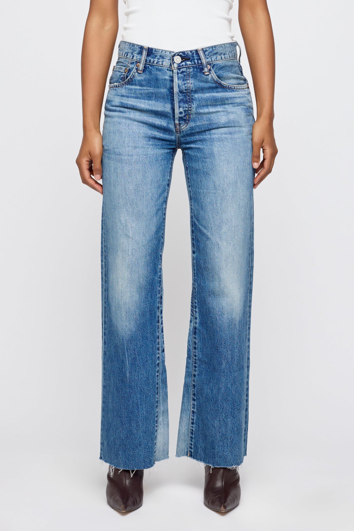 MOUSSY VINTAGE REMAKE FLARE - Asheville 110 Blue