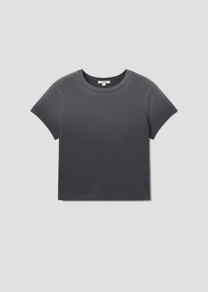 Agolde ADINE SHRUNKEN TEE IN WINDSTORM