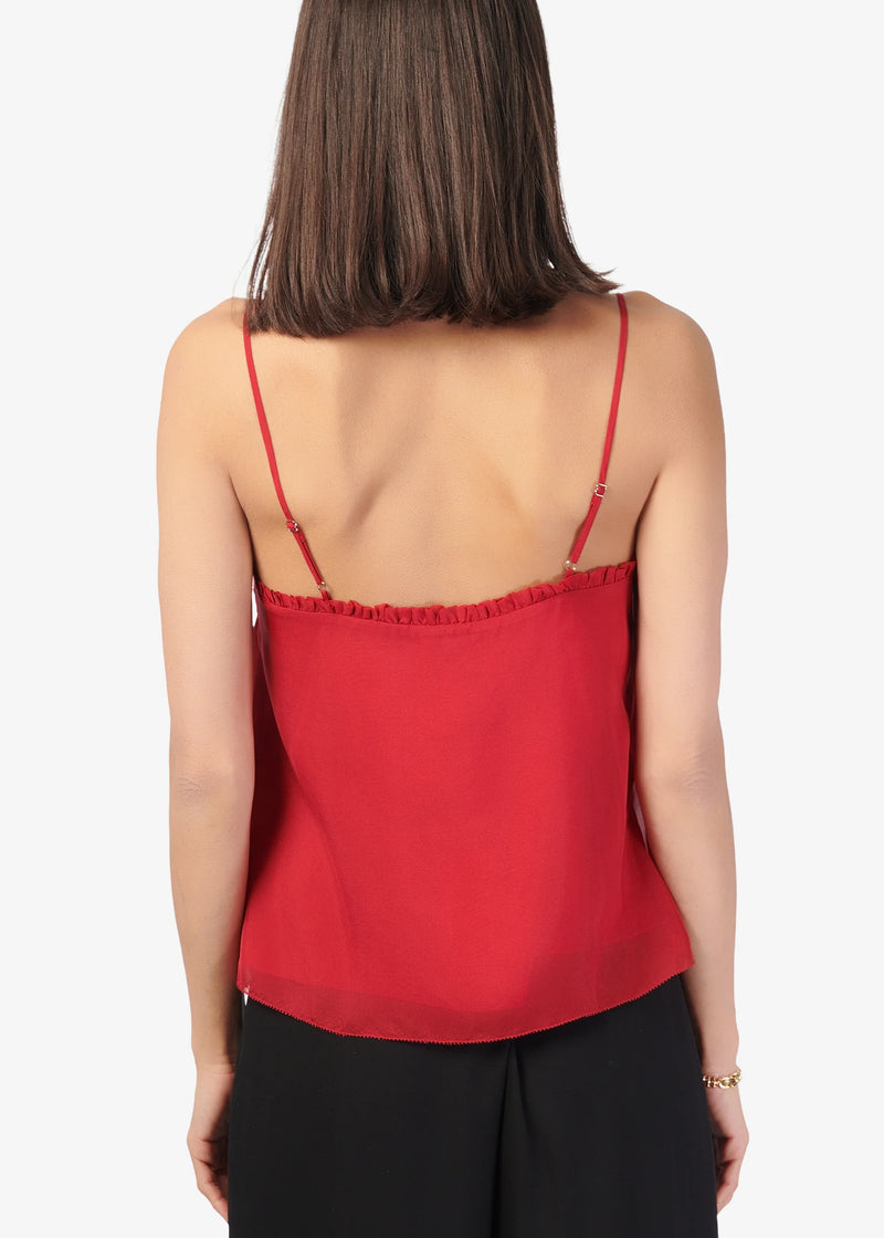 CAMI NYC INARA CAMISOLE CAMPARI