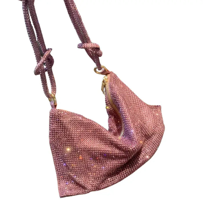 x PAMELA ANDERSON Lola Crochet Tote Bag - Pink Dream