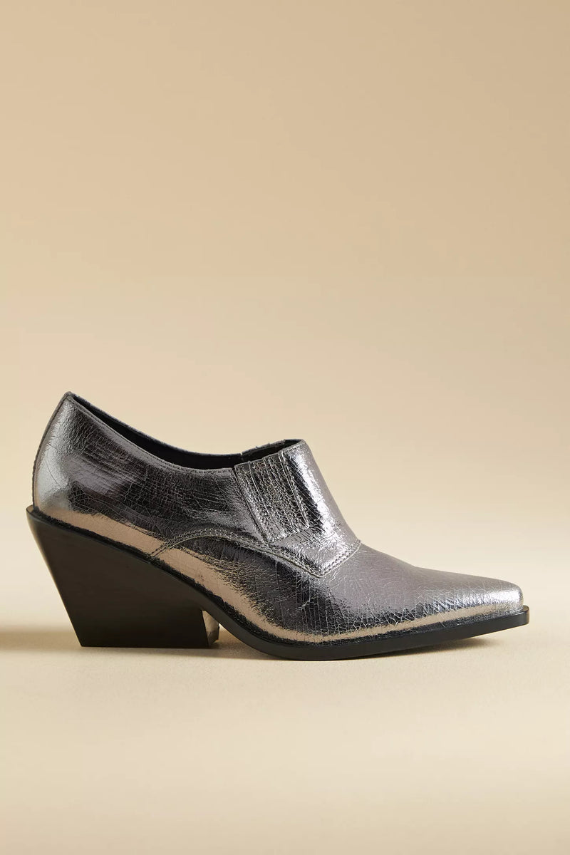 Seychelles Seattle Booties Metallic Pewter