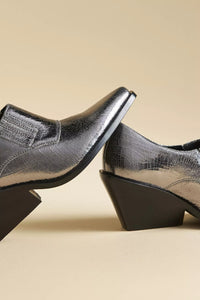 Seychelles Seattle Booties Metallic Pewter