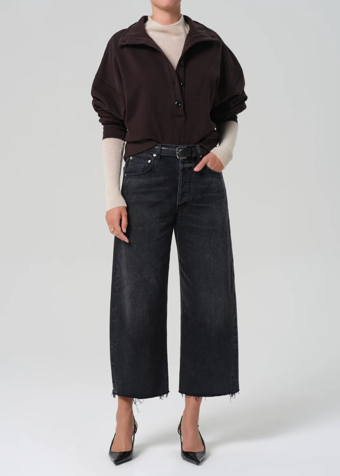 Citizen of Humanity Mirelle Funnel Neck In Chocolate