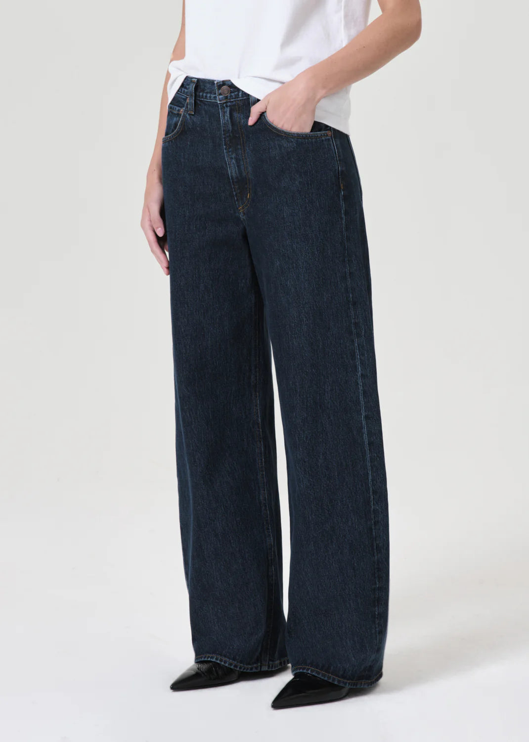 AGOLDE LOW CURVE JEAN IN PENDULUM