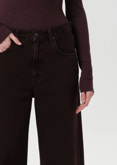 AGOLDE LOW CURVE JEAN - SLOE BERRY