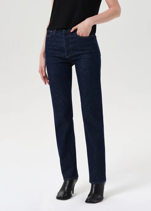 AGOLDE 90'S PINCH WAIST HIGH RISE STRAIGHT LONG (COMFORT STRETCH) - REISSUE