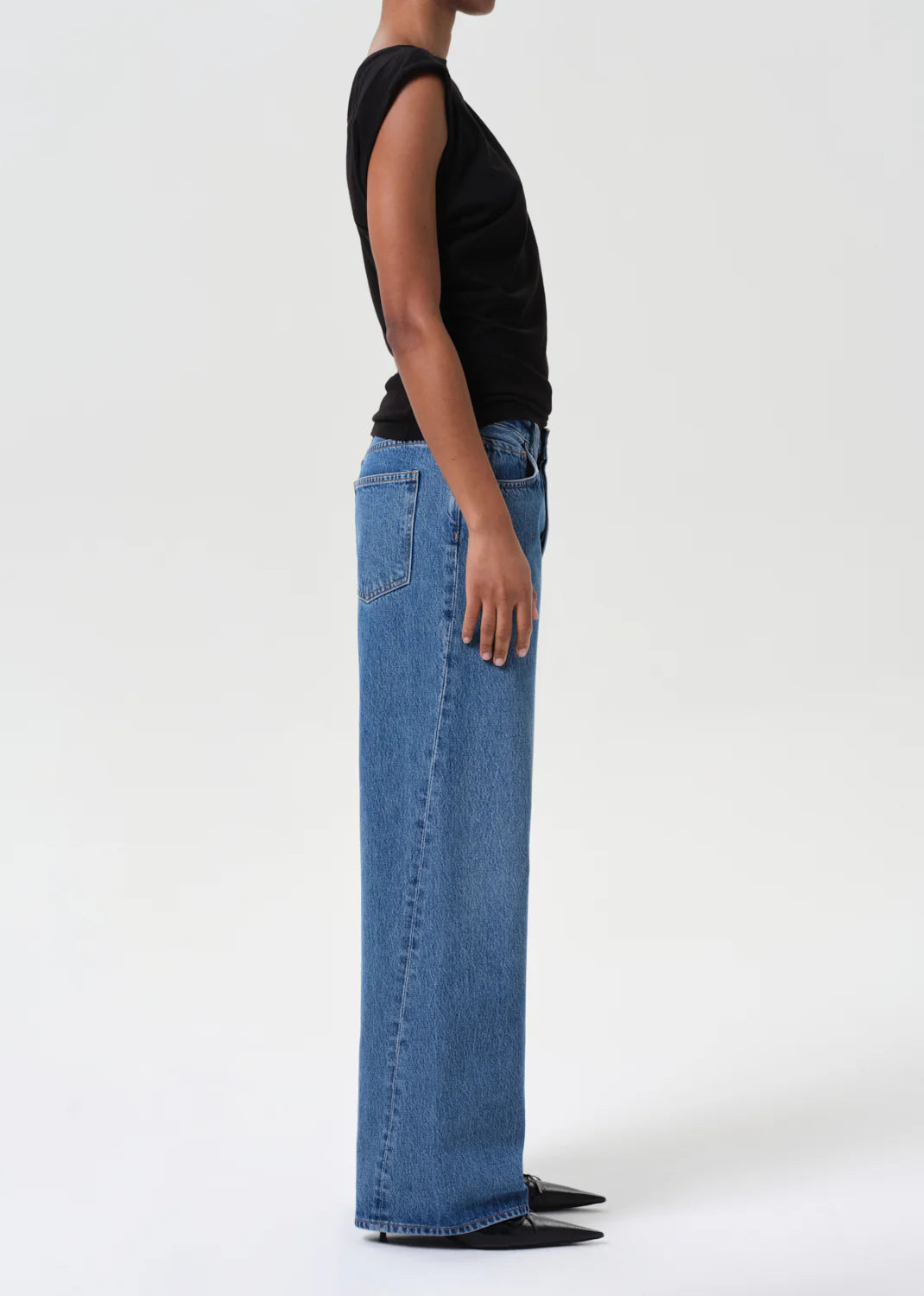 Agolde TWIST LOW SLUNG BAGGY IN MYTH