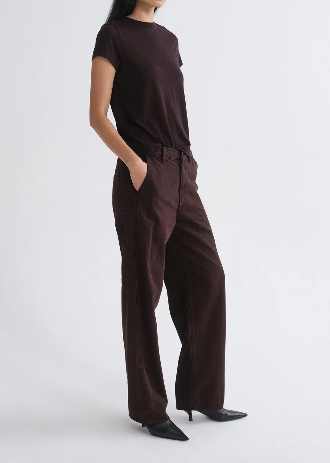 AGOLDE Lyndon Pant (Flyweight) In Sloe Berry