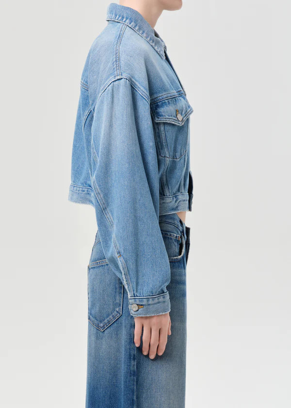 AGOLDE Palmer Jacket (Flyweight) In Script