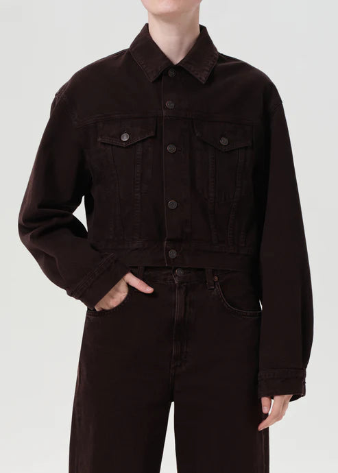 Agolde RADLEY JACKET - SLOE BERRY